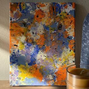 original abstract 8x10 painting